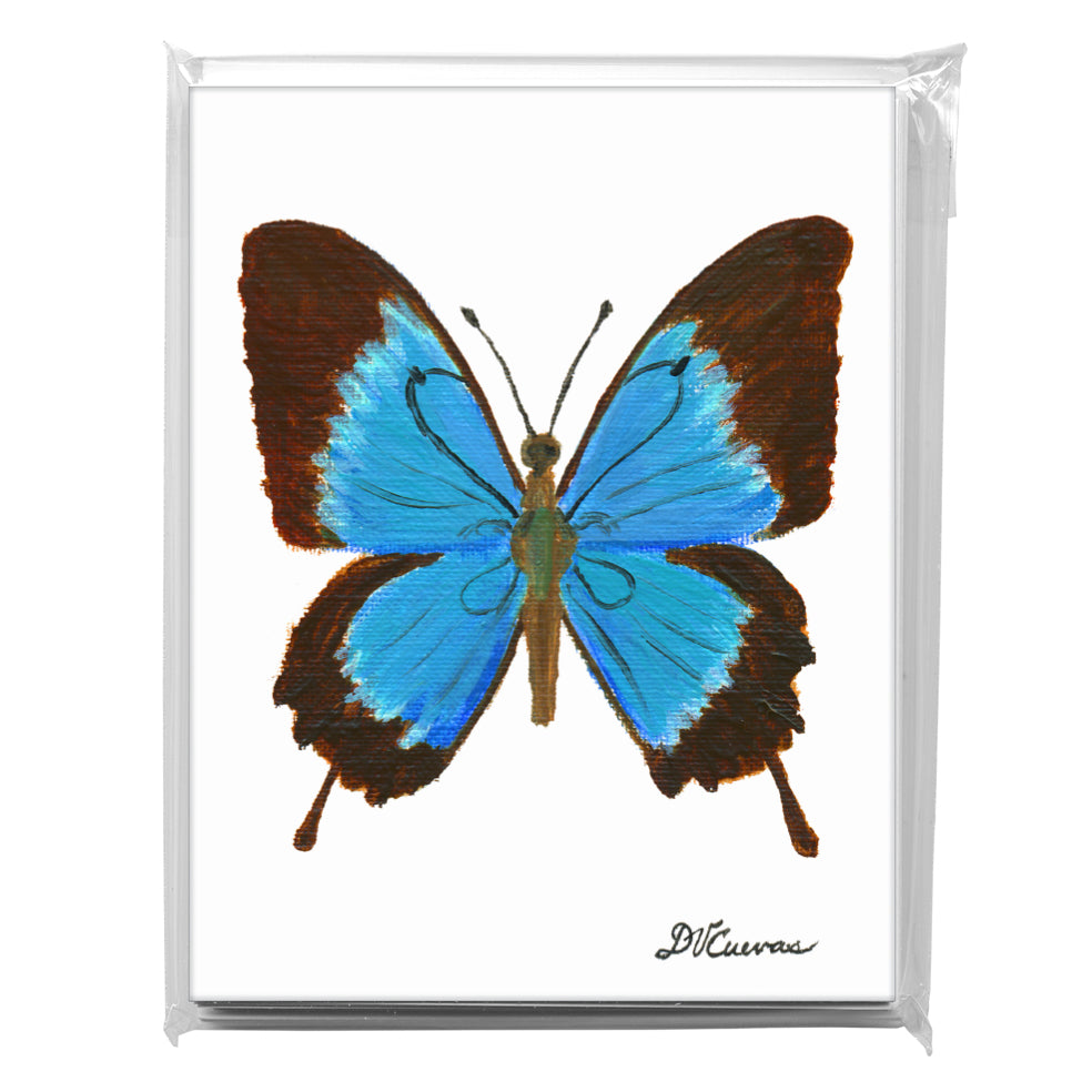 Blue Butterfly, Greeting Card (7621)