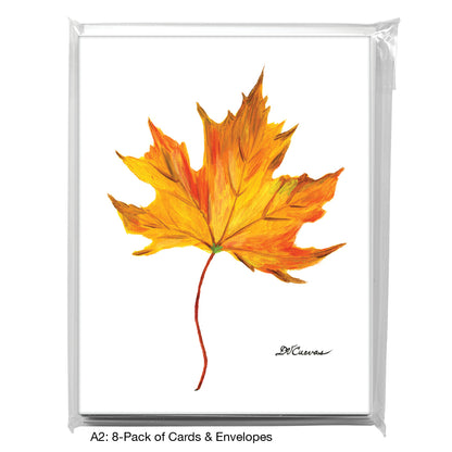 Maple Leaf, Greeting Card (7623)