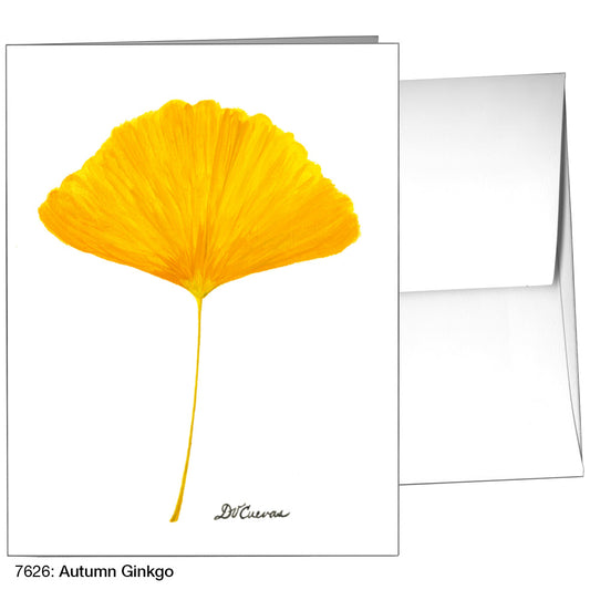 Autumn Ginkgo, Greeting Card (7626)