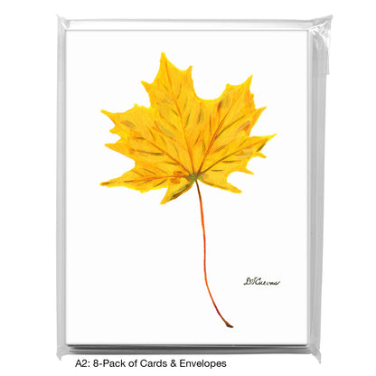 Glowing Yellow, Greeting Card (7631)