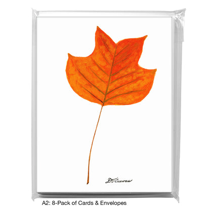 Faint Orange, Greeting Card (7635)