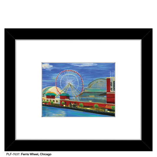 Ferris Wheel, Chicago, Print (#7637)