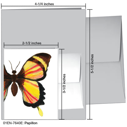 Papillon, Greeting Card (7640E)