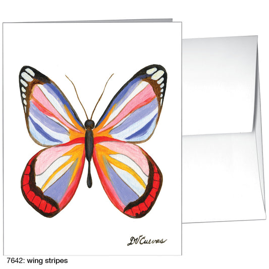 Wing Stripes, Greeting Card (7642)