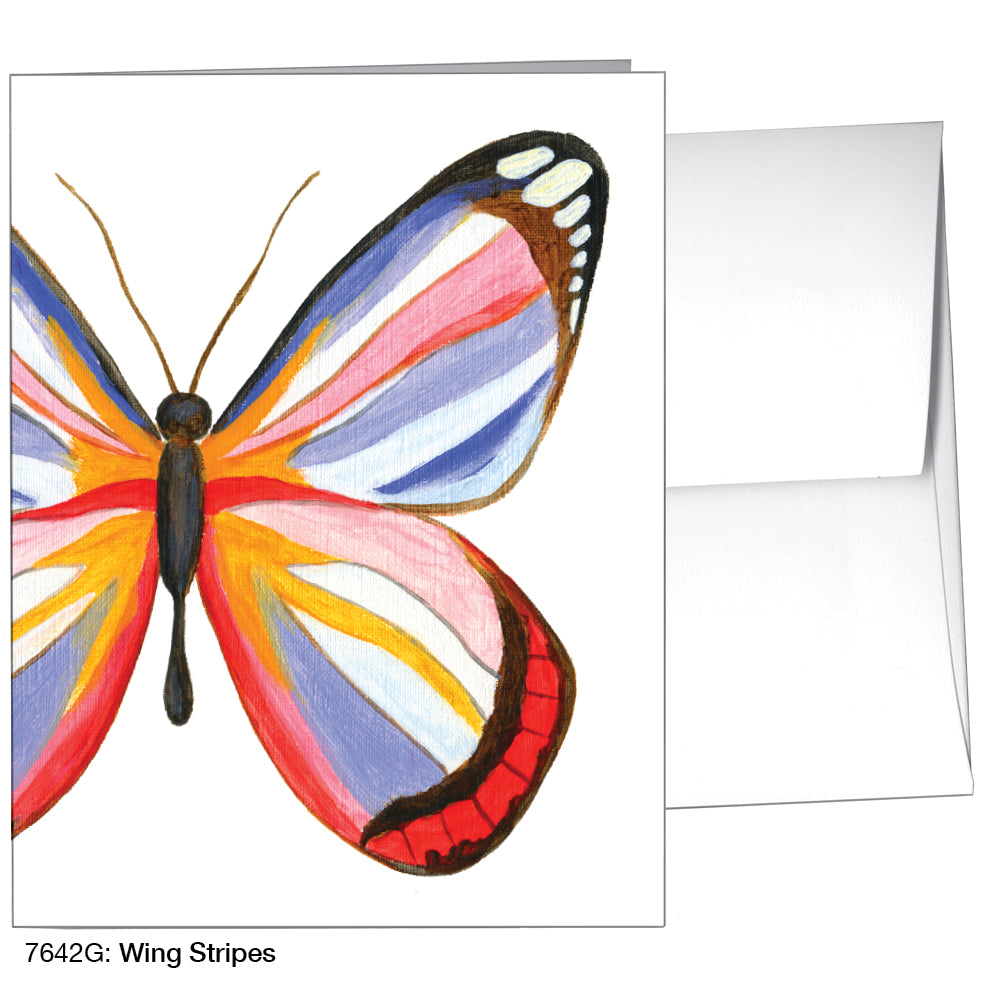 Wing Stripes, Greeting Card (7642G)