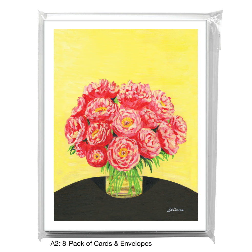 Peony Bouquet, Greeting Card (7645C)