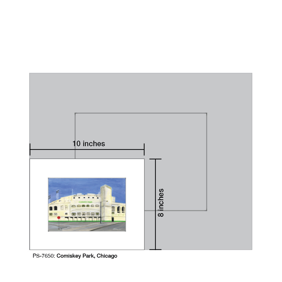 Comiskey Park, Chicago, Print (#7650)