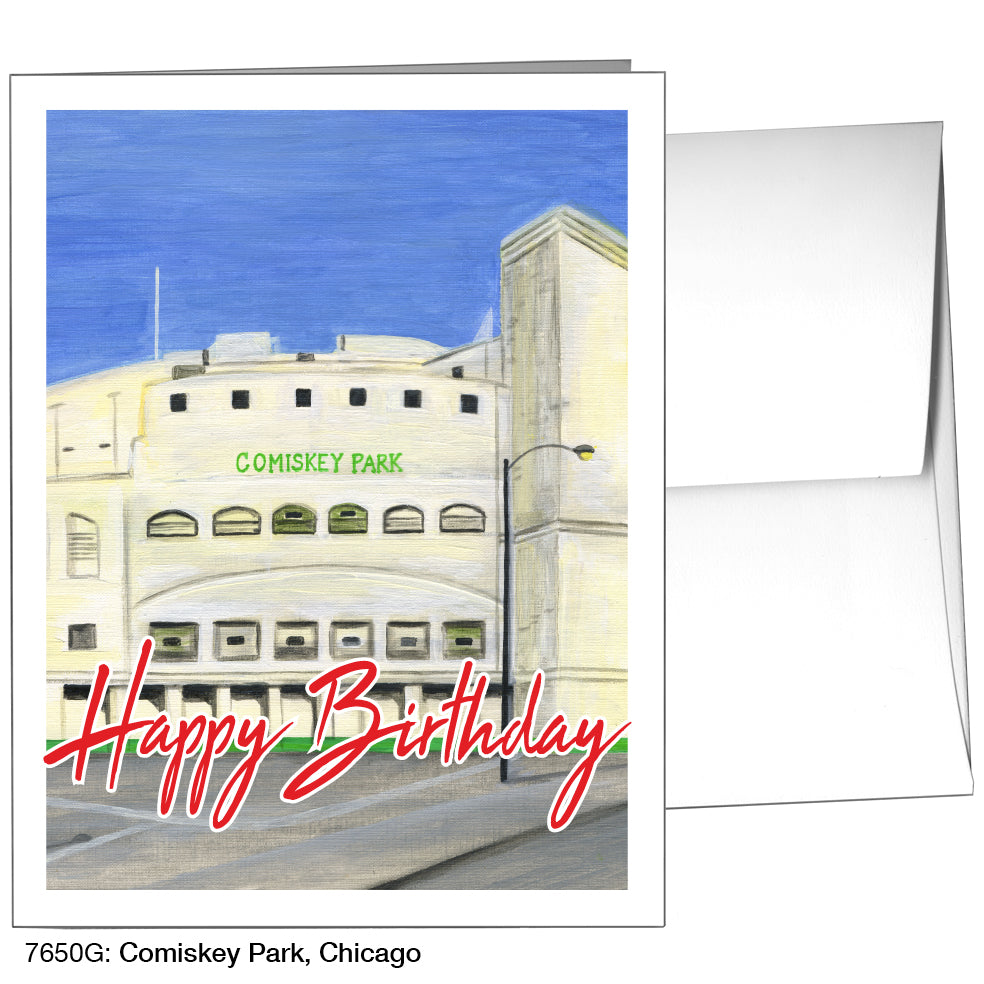 Comiskey Park, Chicago, Greeting Card (7650G)