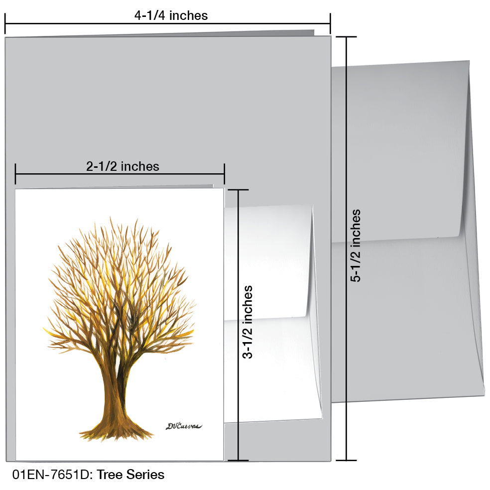 Tree Series, Greeting Card (7651D)