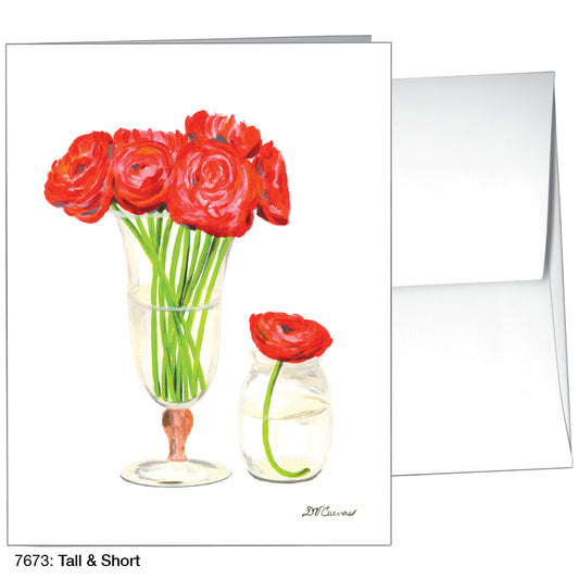 Tall & Short, Greeting Card (7673)