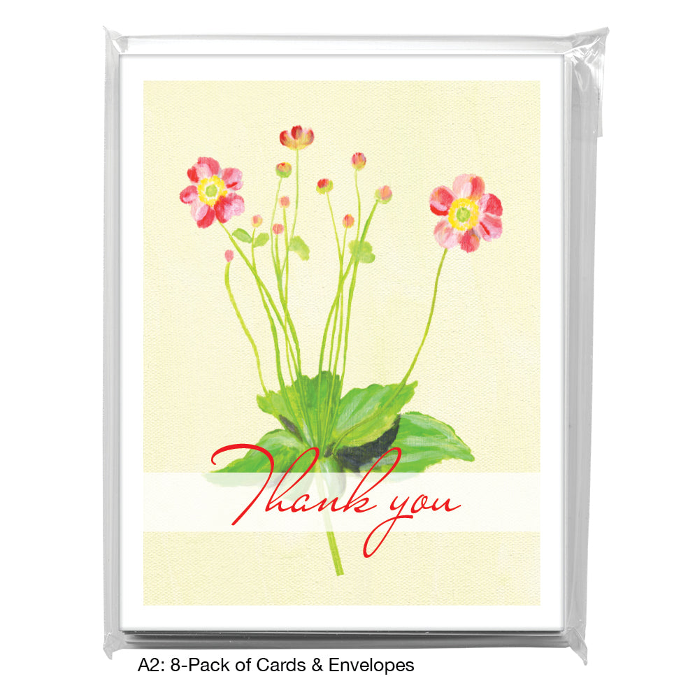 Robustissima Anemones, Greeting Card (7677B)