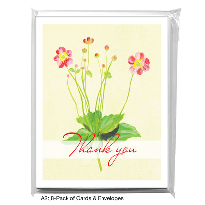 Robustissima Anemones, Greeting Card (7677B)