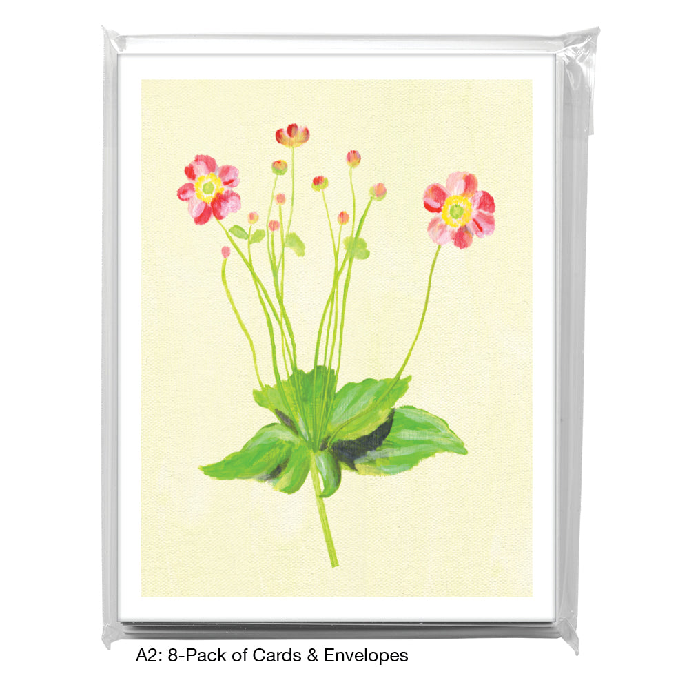 Robustissima Anemones, Greeting Card  (7677C)