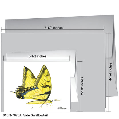 Side Swallowtail, Greeting Card (7678A)