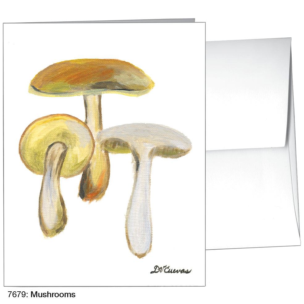 Mushrooms, Greeting Card (7679)