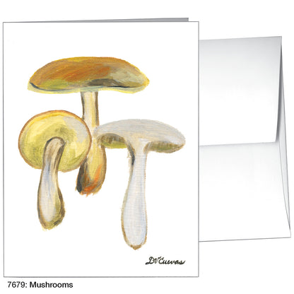 Mushrooms, Greeting Card (7679)