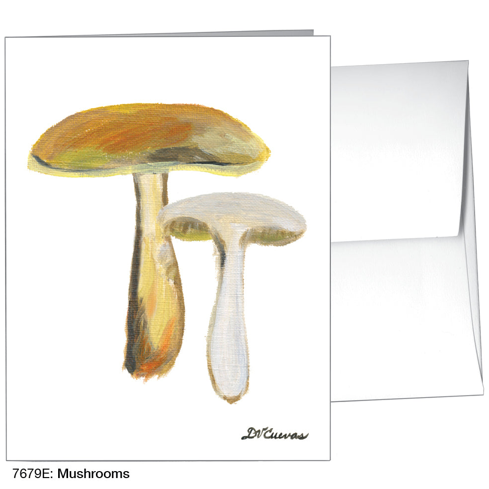 Mushrooms, Greeting Card (7679E)