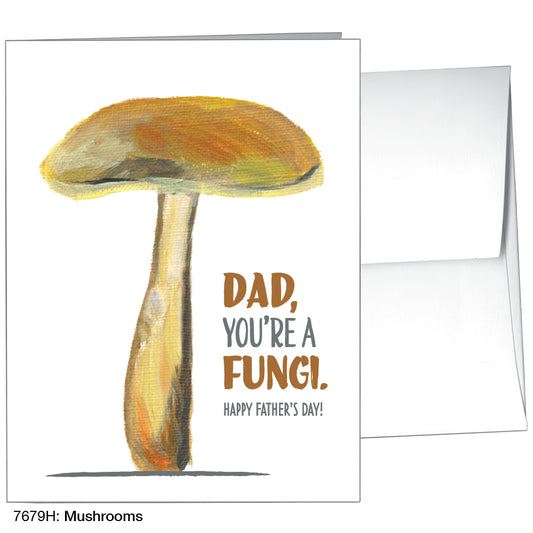 Mushrooms, Greeting Card (7679H)