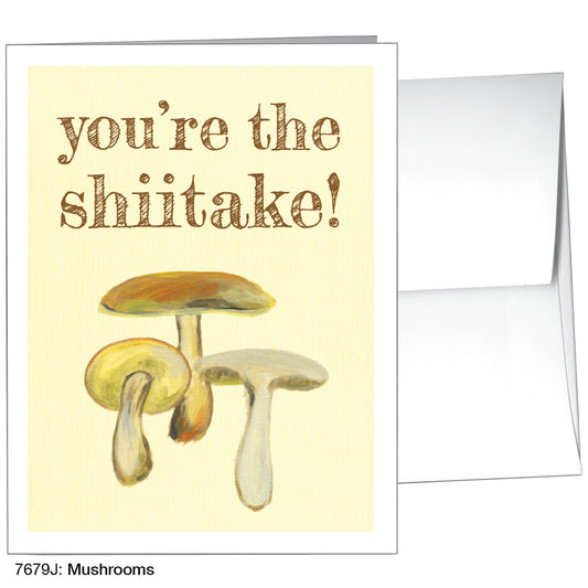 Mushrooms, Greeting Card (7679J)