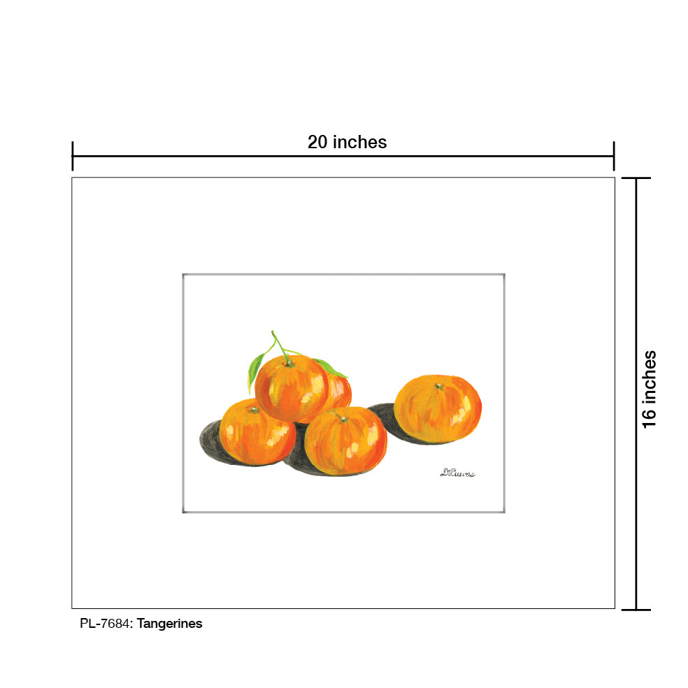 Tangerines, Print (#7684)