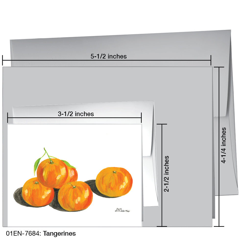 Tangerines, Greeting Card (7684)