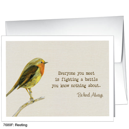 Resting, Greeting Card (7689F)