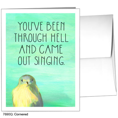 Cornered, Greeting Card (7690Q)