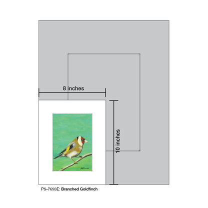 Branched Goldfinch, Print (#7693E)