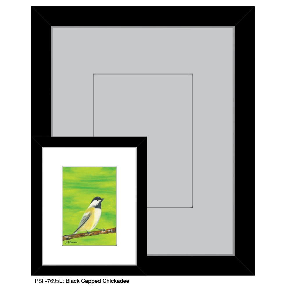 Black Capped Chickadee, Print (#7695E)