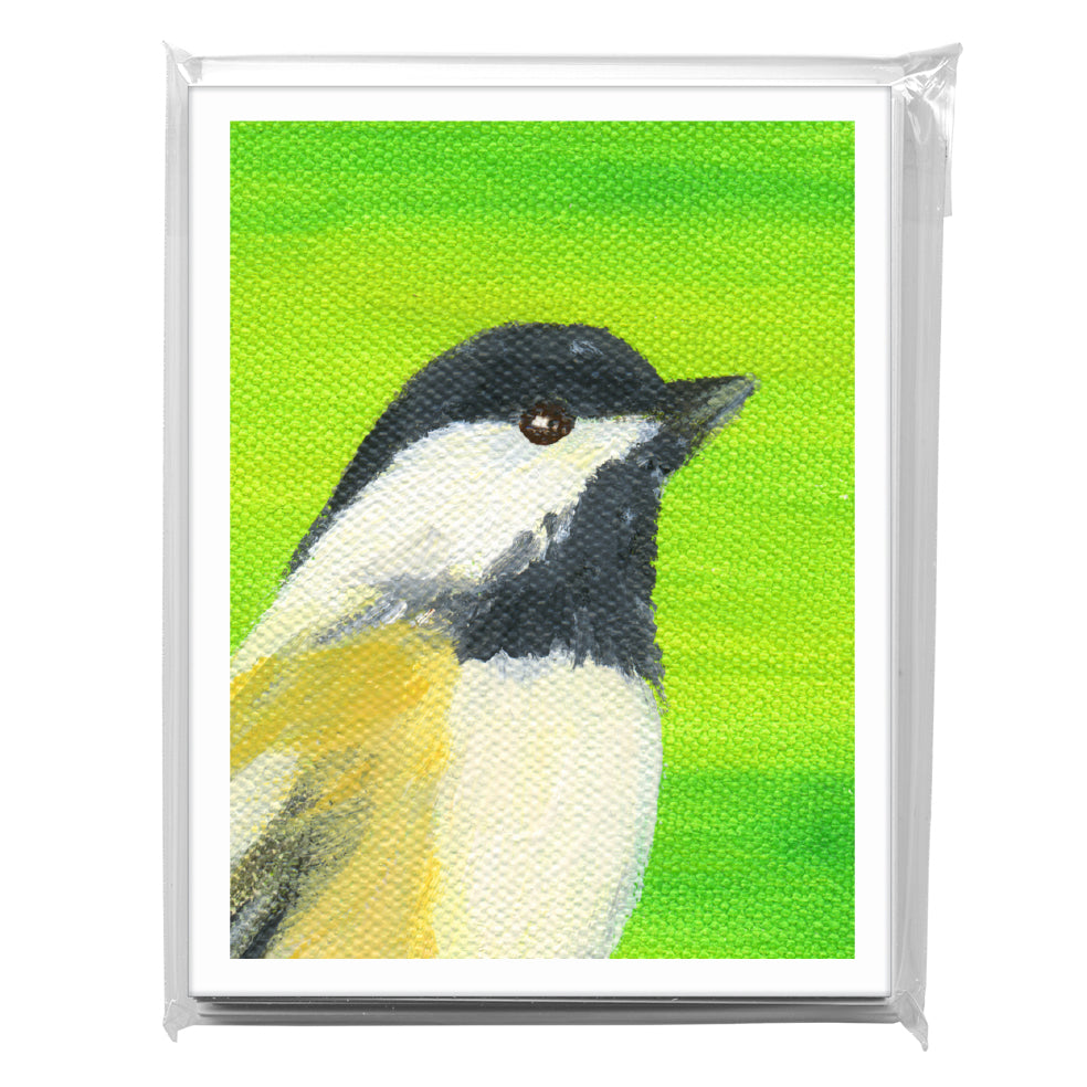 Black Capped Chickadee, Greeting Card (7695H)