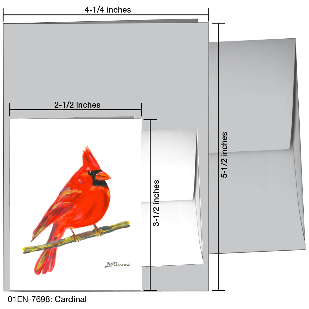 Cardinal, Greeting Card (7698)