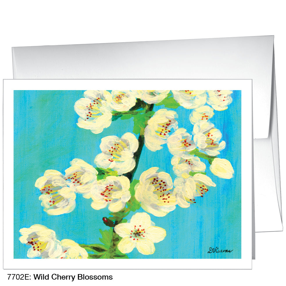 Wild Cherry Blossoms, Greeting Card (7702E)