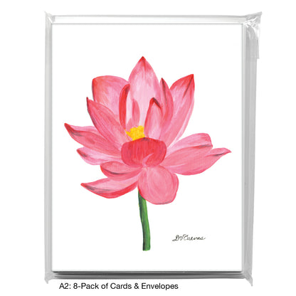 Lotus Blossom, Greeting Card (7707)