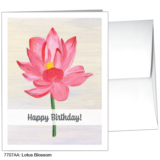 Lotus Blossom, Greeting Card (7707AA)