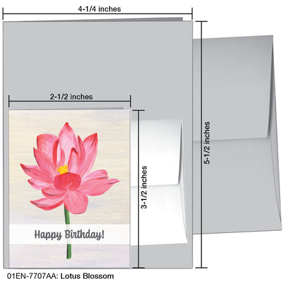 Lotus Blossom, Greeting Card (7707AA)