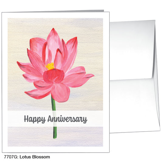 Lotus Blossom, Greeting Card (7707G)