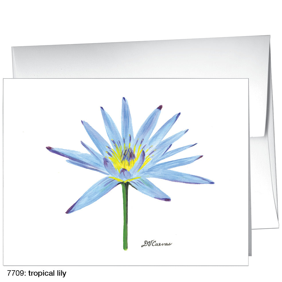 Tropical Lily, Greeting Card (7709)