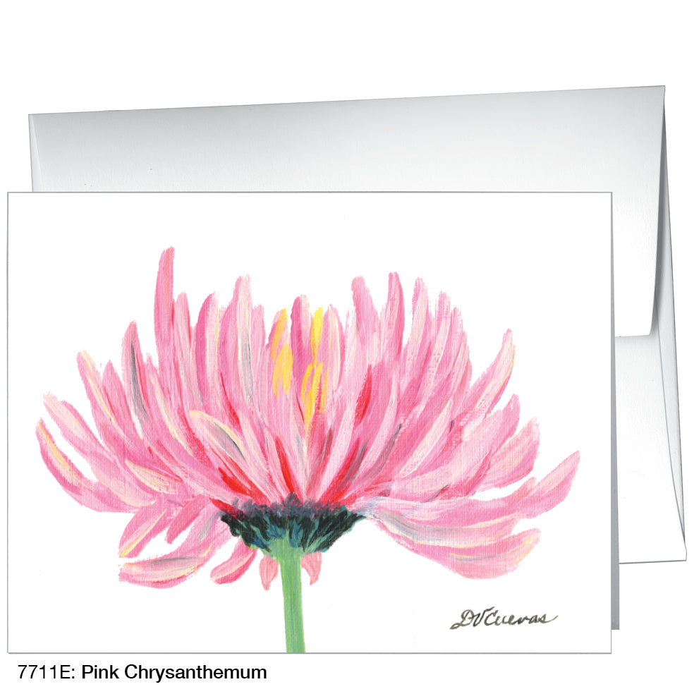 Pink Chrysanthemum, Greeting Card (7711E)