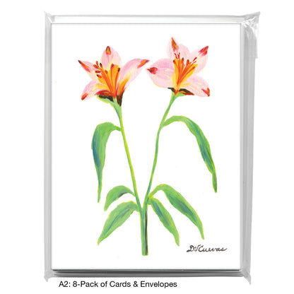 Peruvian Lily, Greeting Card (7718)