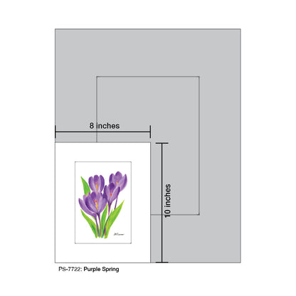 Purple Spring, Print (#7722)