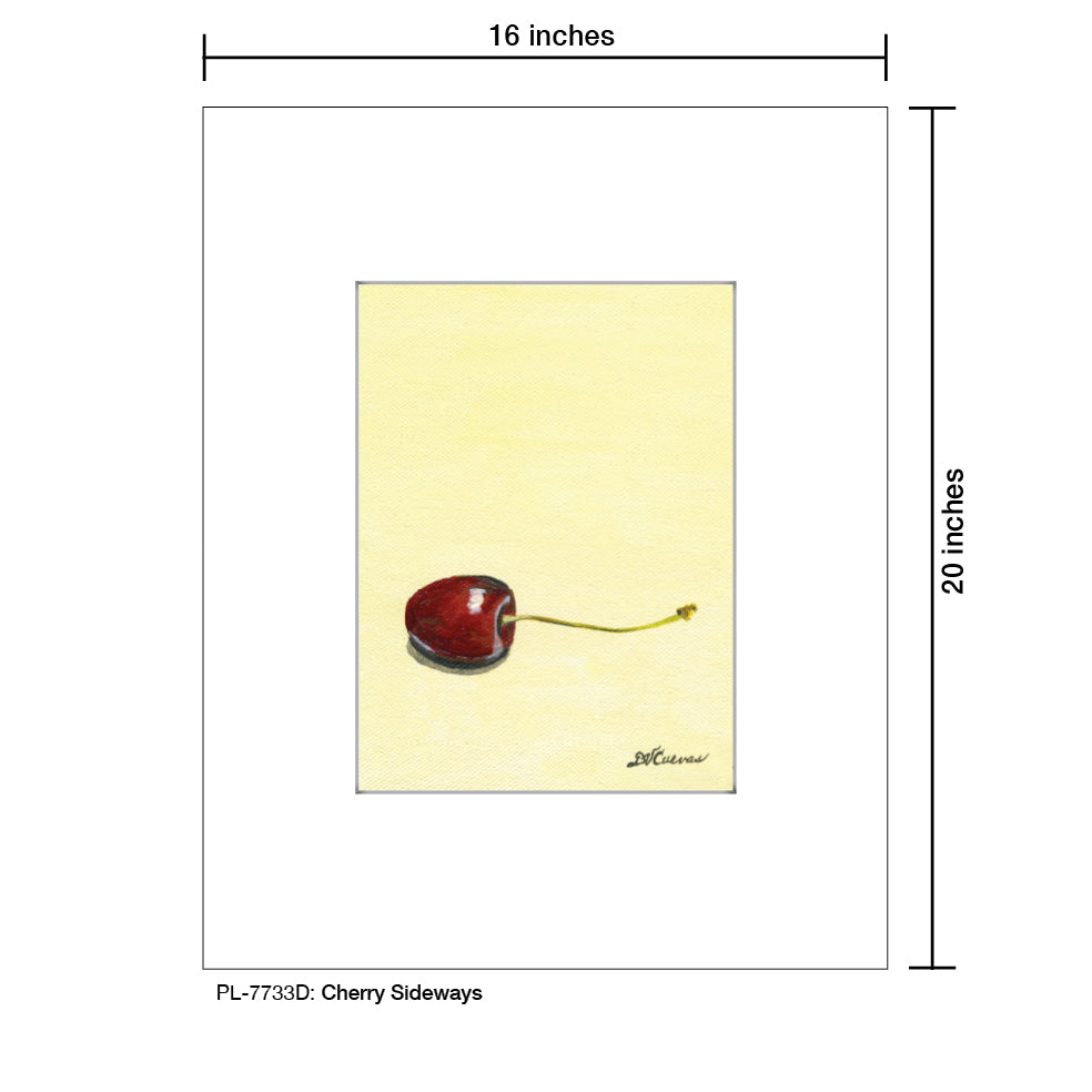 Cherry Sideways, Print (#7733D)