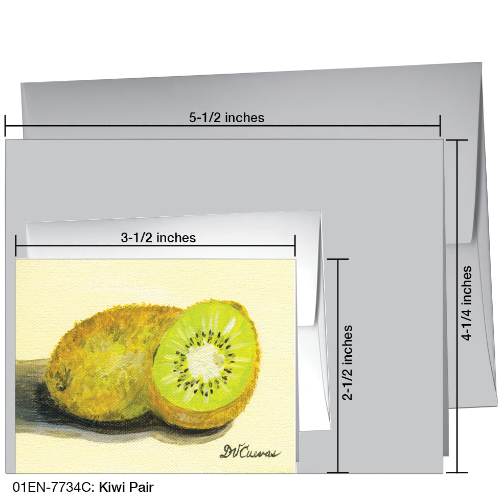 Kiwi Pair, Greeting Card (7734C)