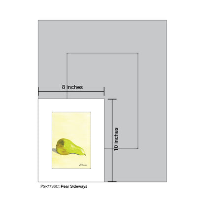 Pear Sideways, Print (#7736C)