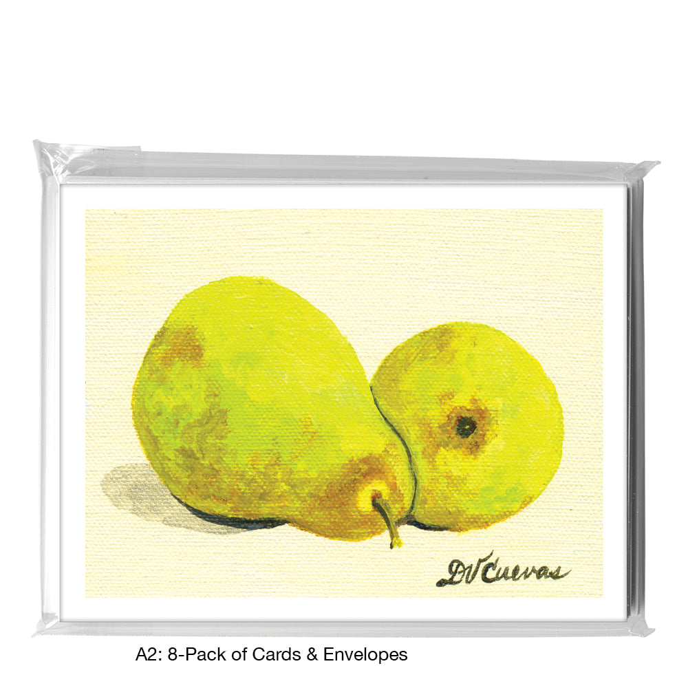 Paired Pears, Greeting Card (7737E)