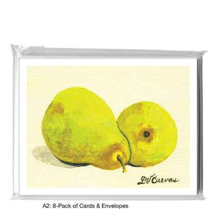 Paired Pears, Greeting Card (7737E)