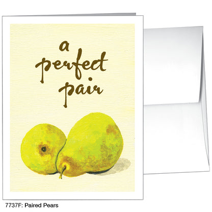 Paired Pears, Greeting Card (7737F)