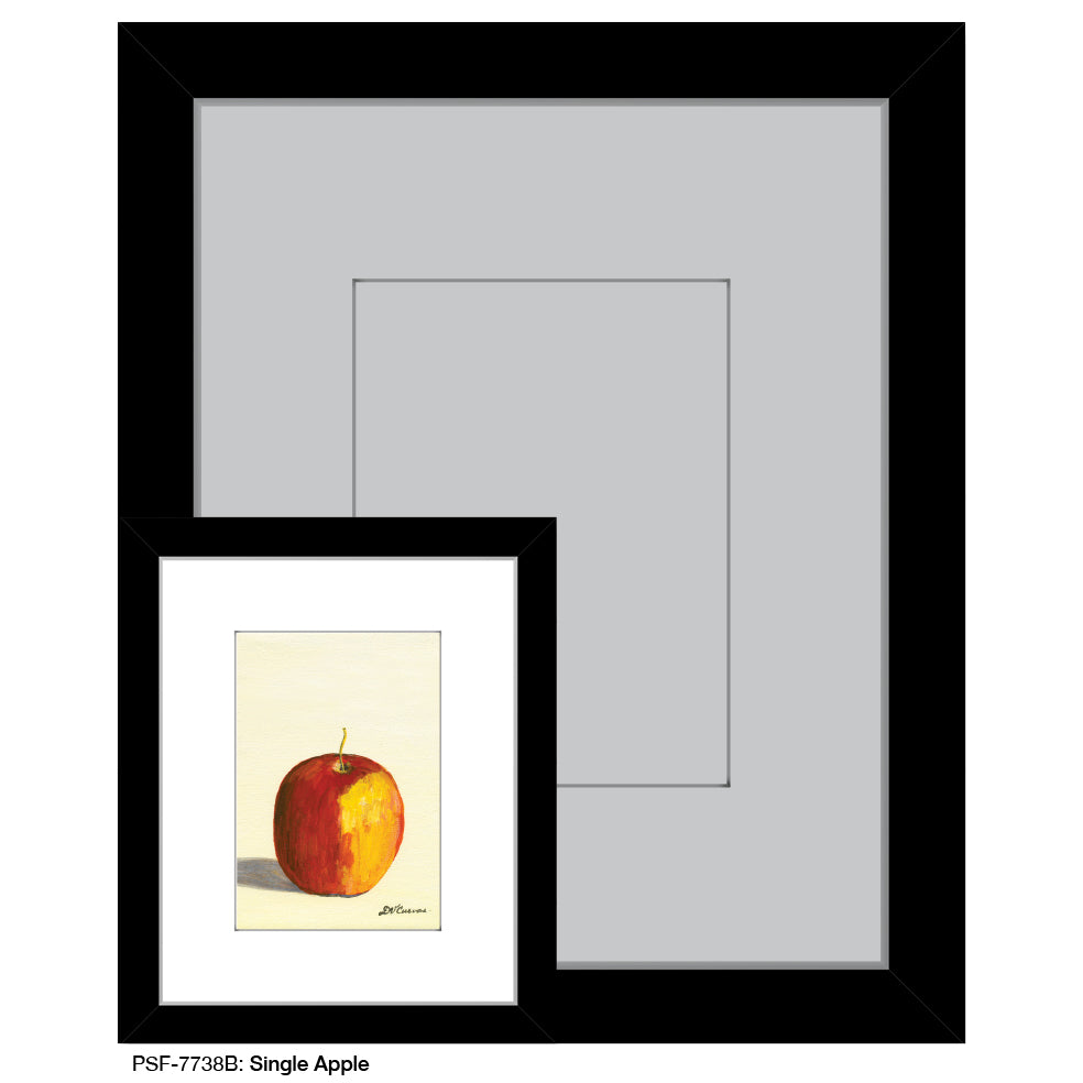 Single Apple, Print (#7738B)