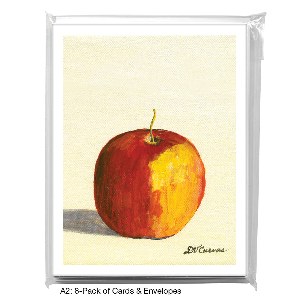 Single Apple, Greeting Card (7738B)