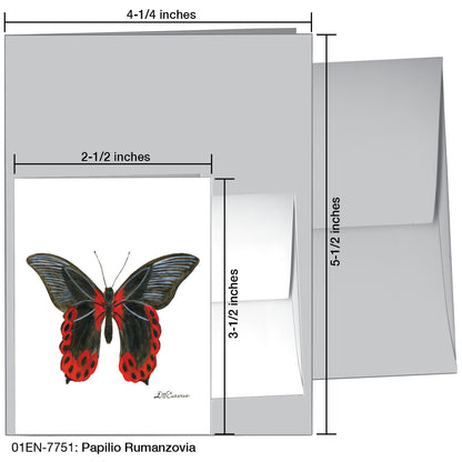 Papilio Rumanzovia, Greeting Card (7751)