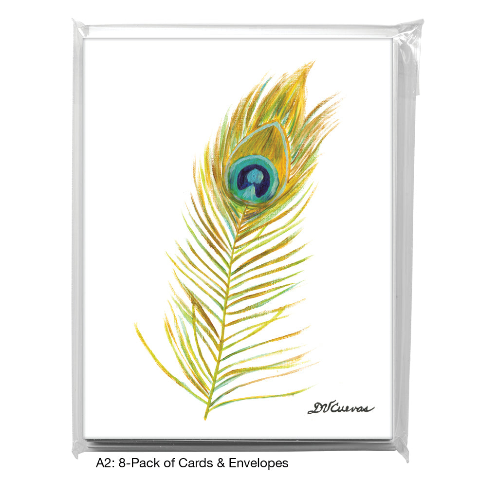 Peacock Single, Greeting Card (7756)